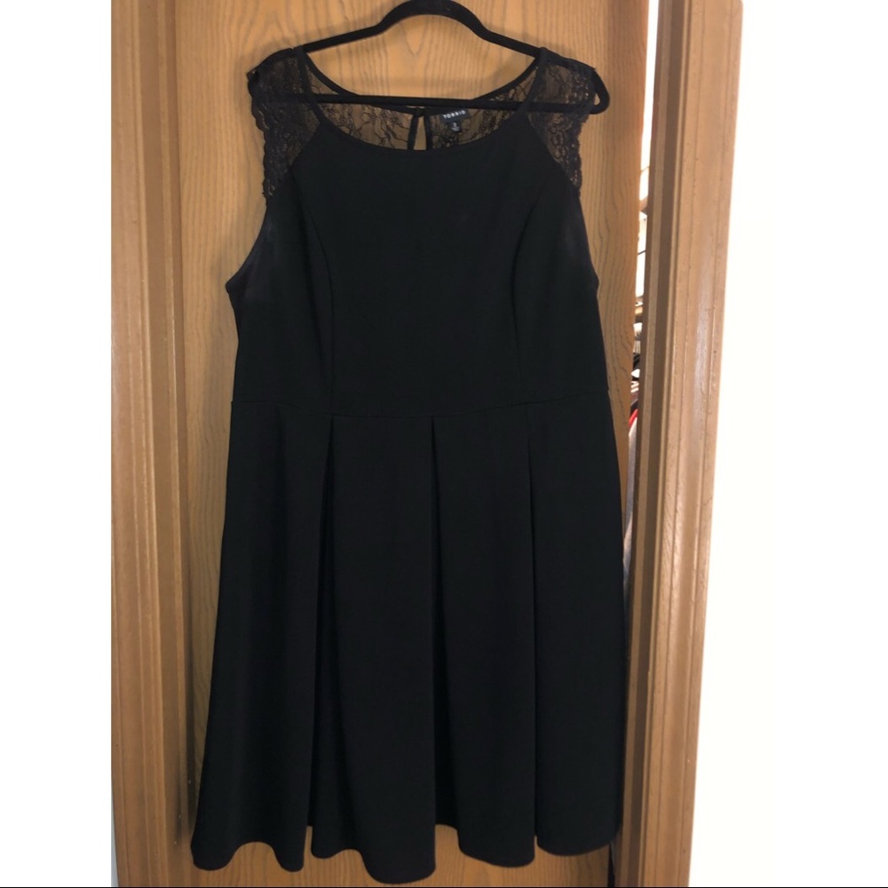 Black cocktail dress